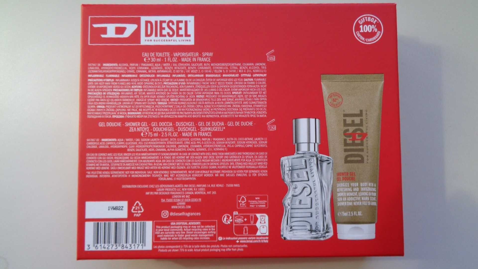 Подарунковий набір дляЧоловіків:HUGO BOSS,LACOSTE,HOLLISTER,DIESEL