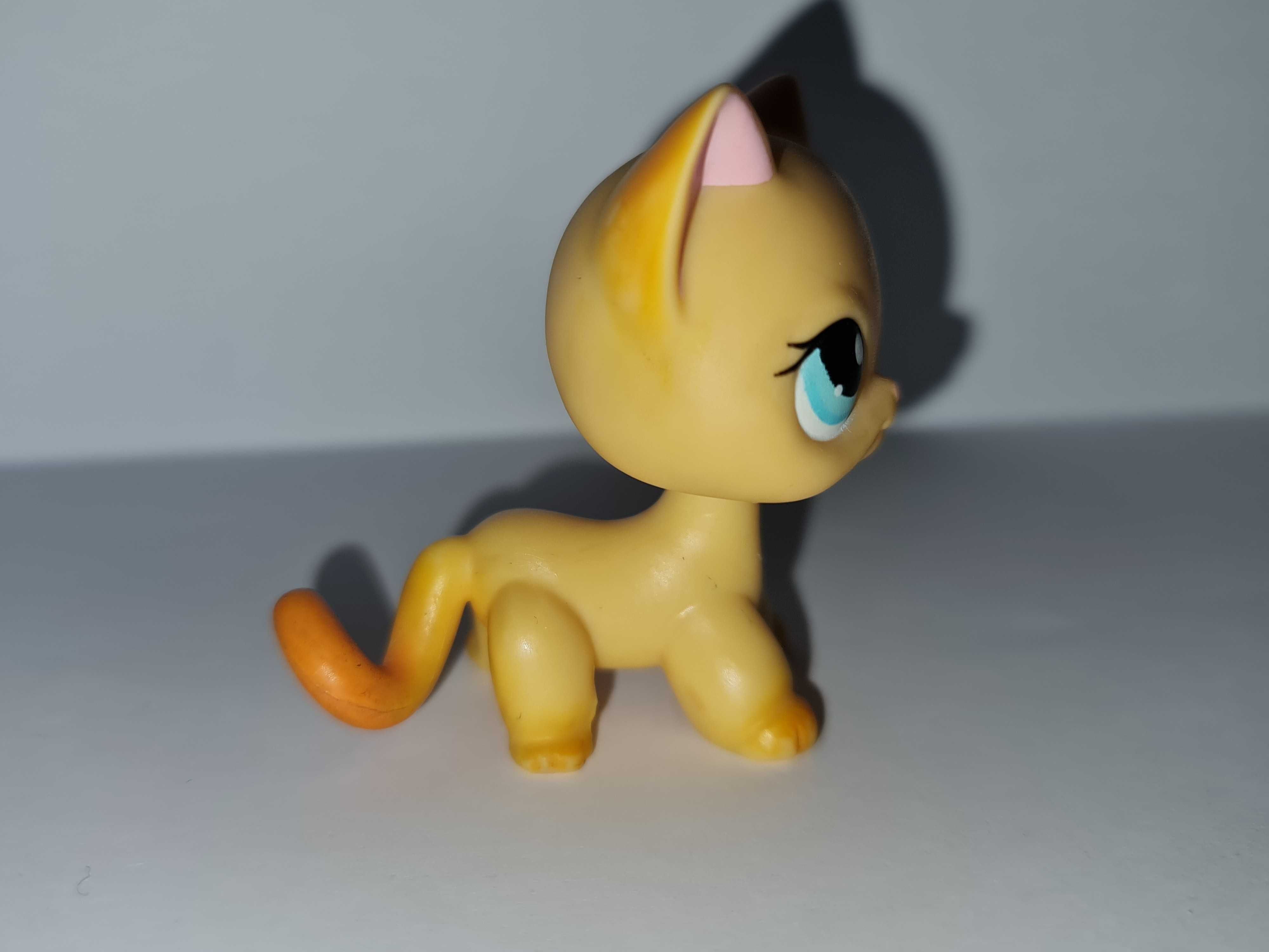 Oryginalny żółty kot kotek Littlest Pet Shop shorthair #339 Brooke LPS