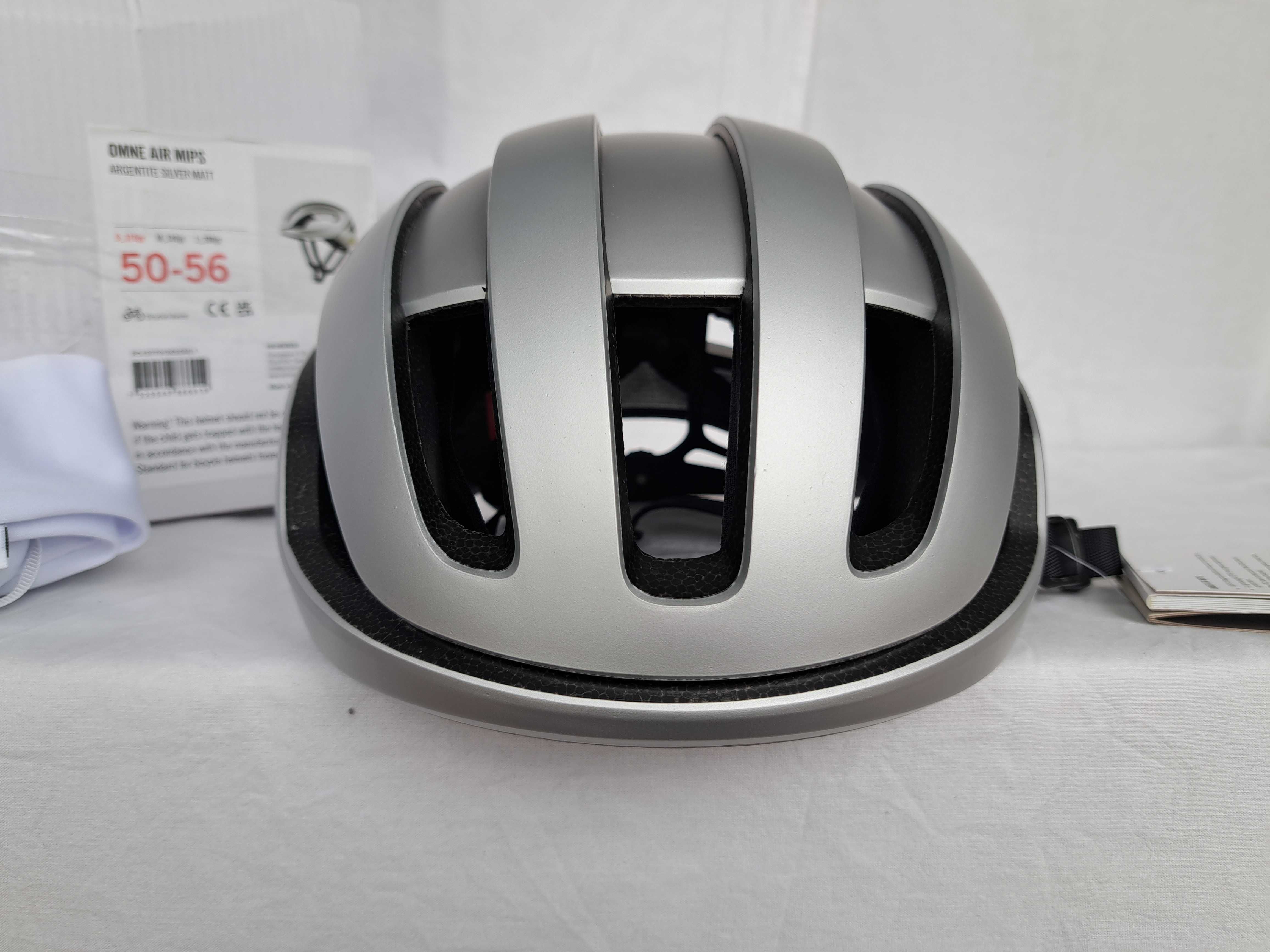 Kask rowerowy Poc Omne Air Mips Argentite Silver Matt S 50-56cm