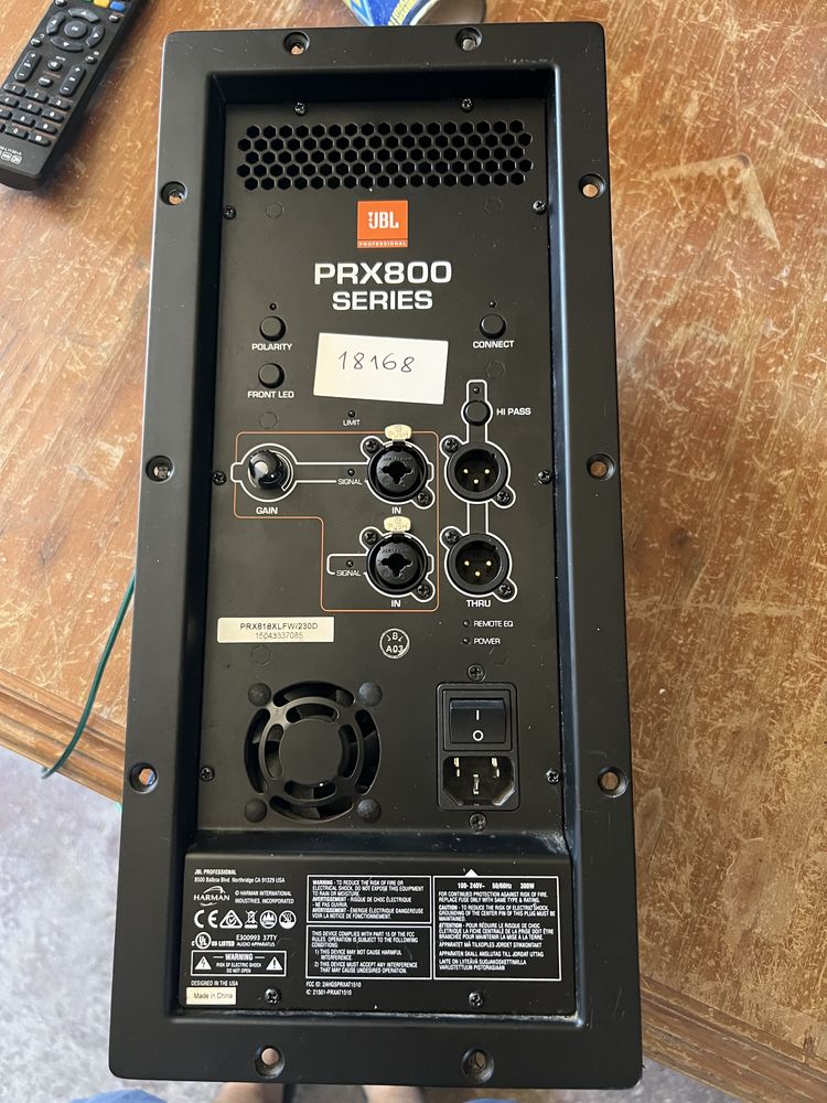 Modulo amplificação jbl prx 818 xlfw (avariado)