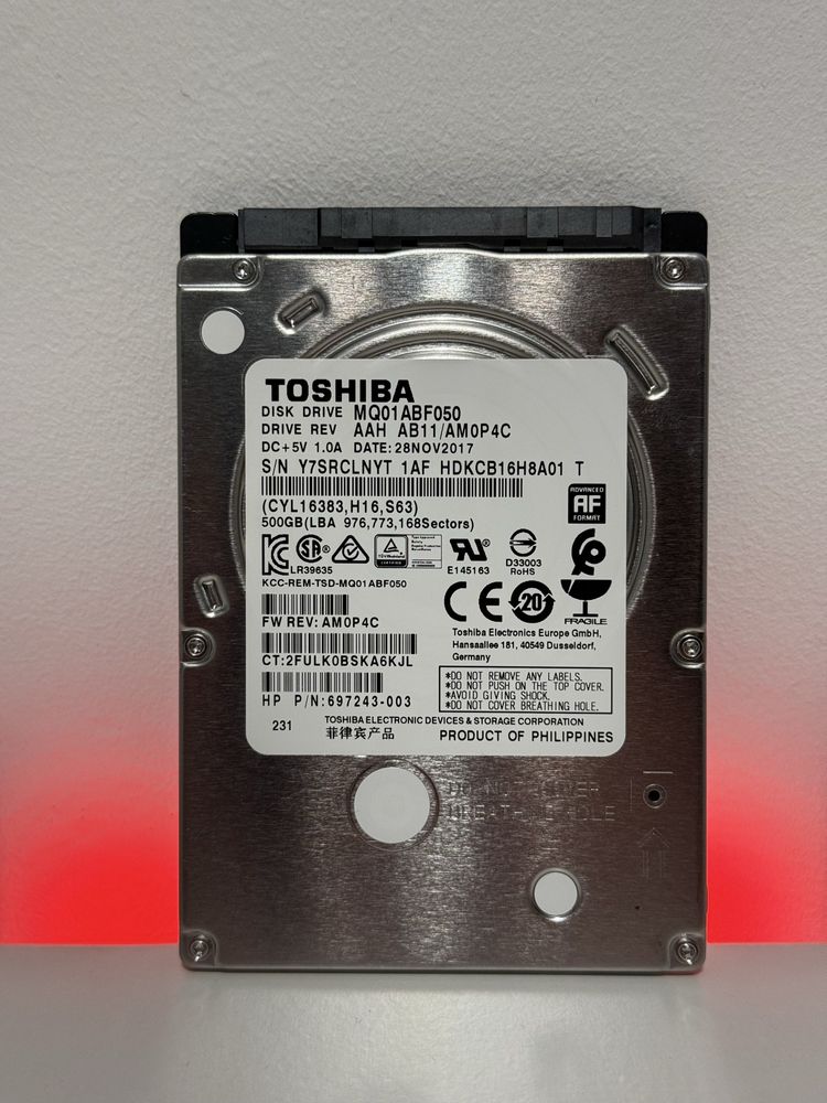 Pamieć ram ddr 3, 4 sodimm dysk 2,5 1Tb i 500Gb
