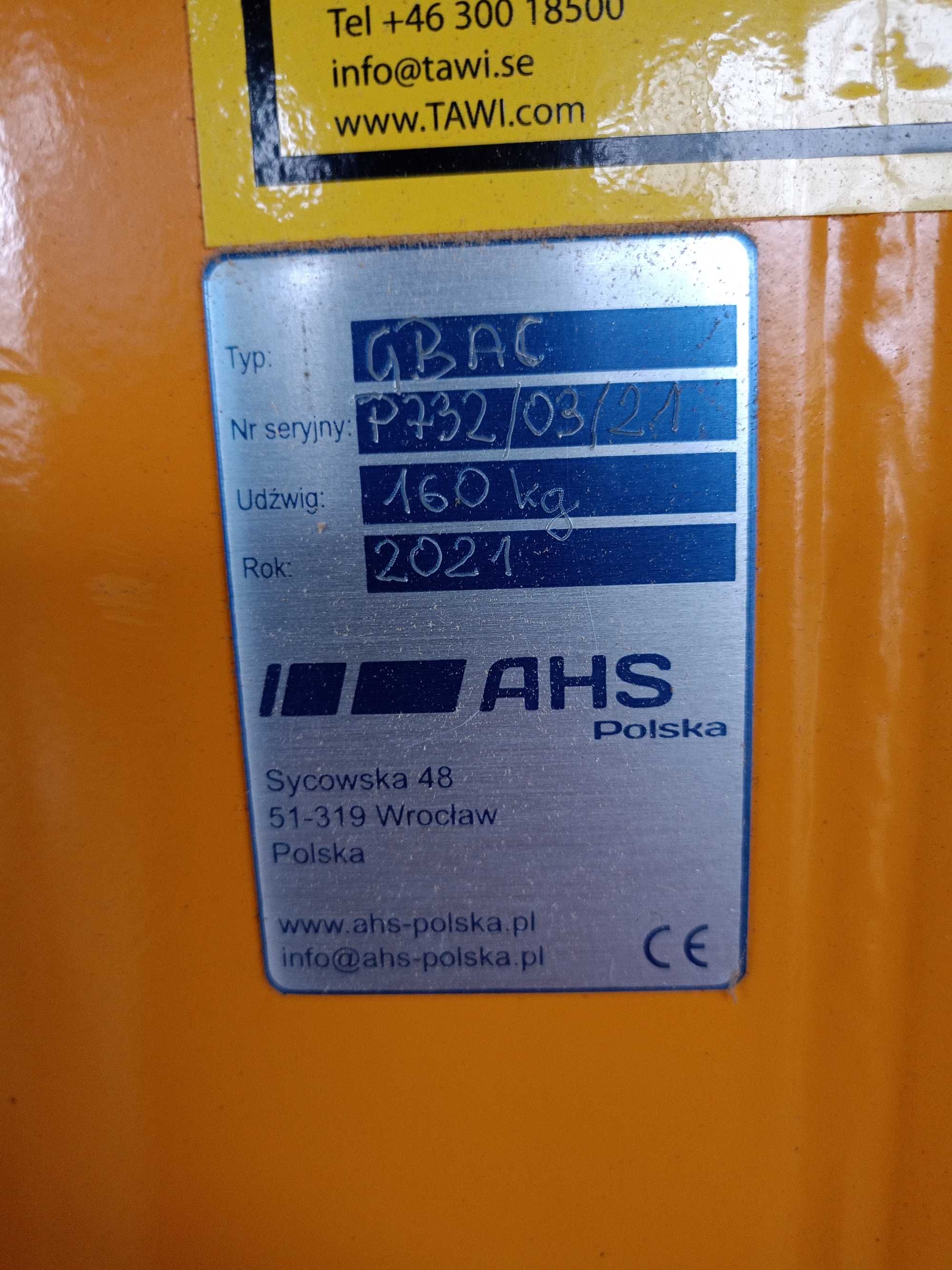 Manipulator podciśnieniowy AHS