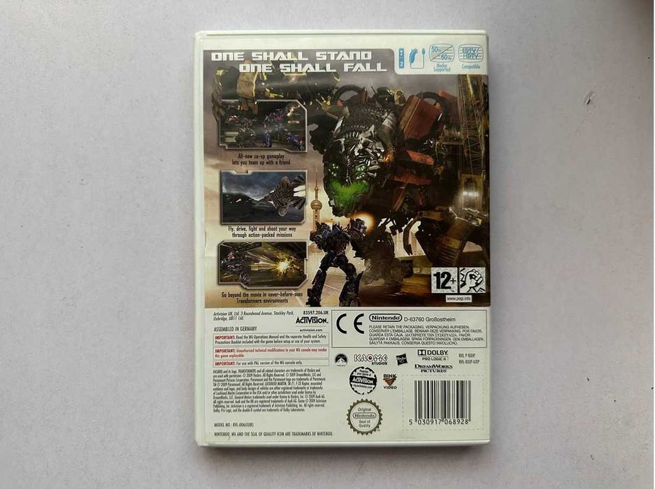 Transformers Revenge Of The Fallen Nintendo Wii