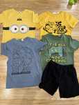T-shirt spodenki h & m minionki sonic 8-10 lat 134-140