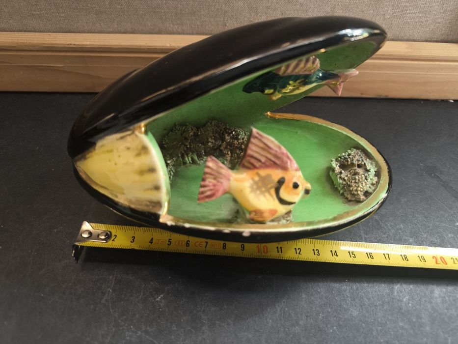 Concha Decorativa com Peixe