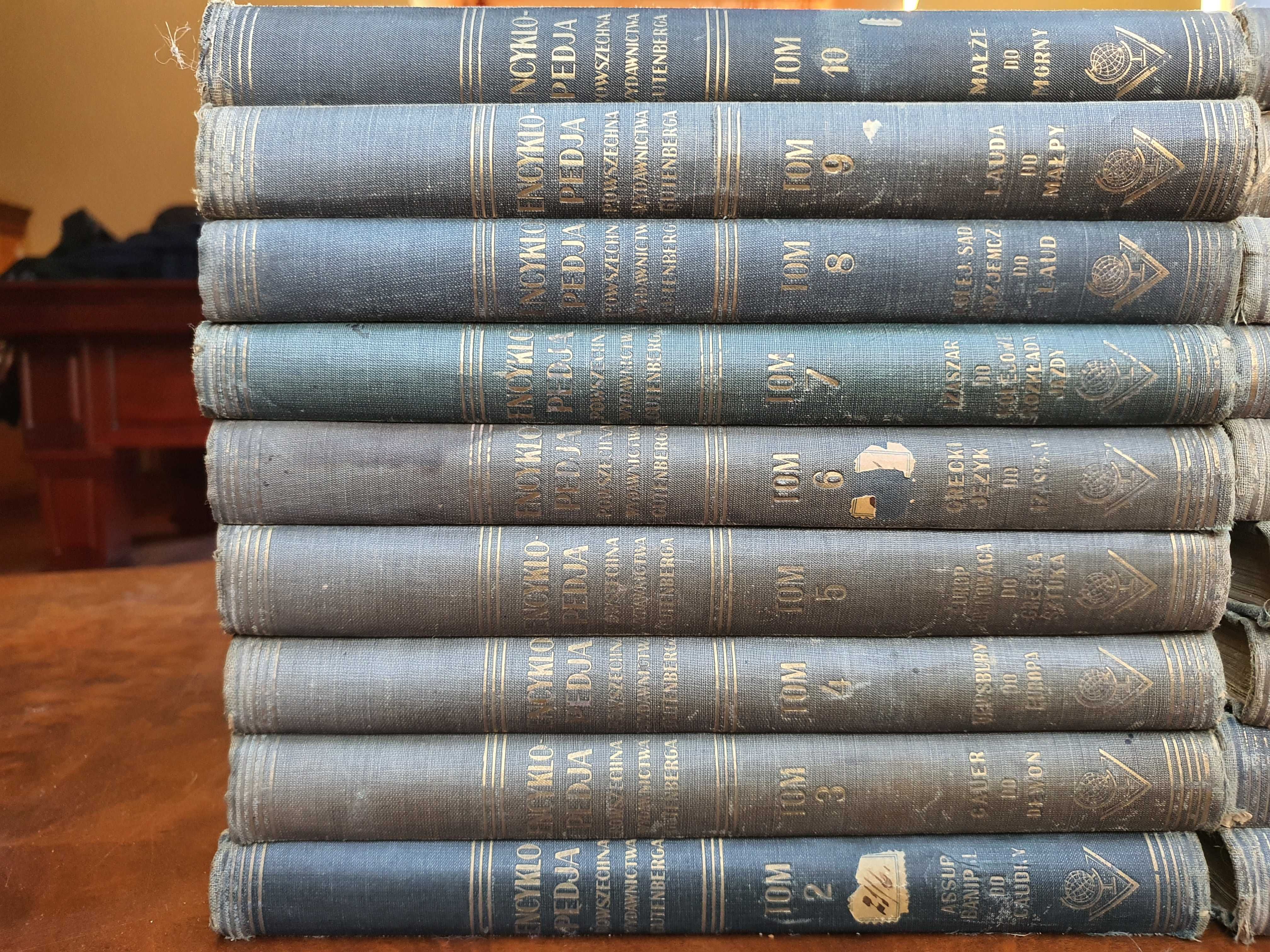 Encyklopedia Gutenberga oryginał z lat 30` 18szt
