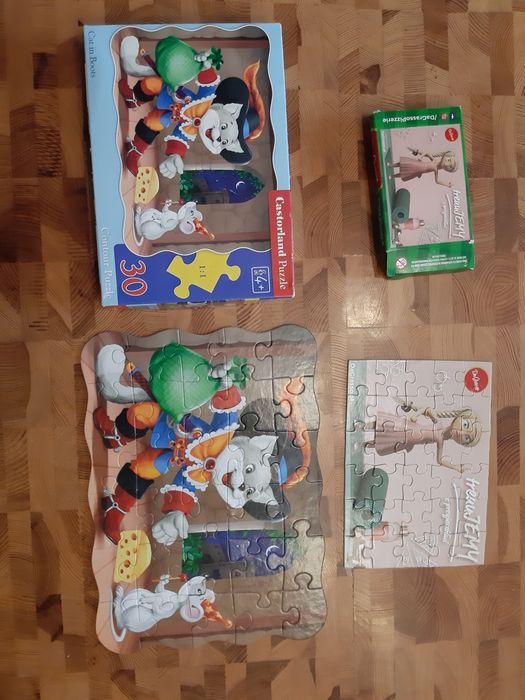 2 opakowania kompletnych puzzli dla dzieci, 30 elementów