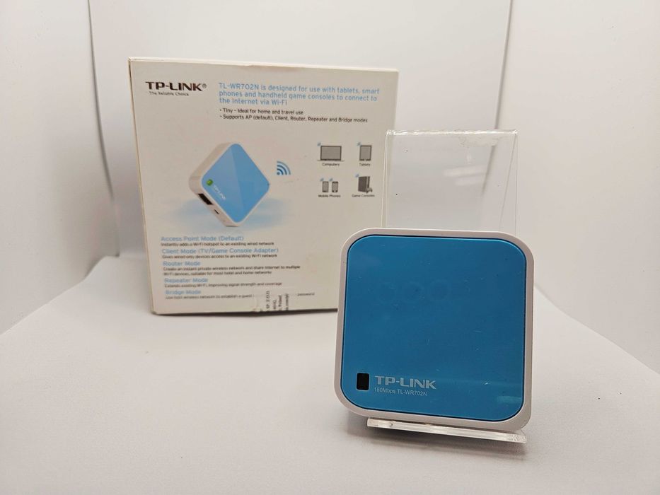 Router TP-Link TL-WR702N – mini WiFi 150 Mb/s Komis Black Jack Sulech
