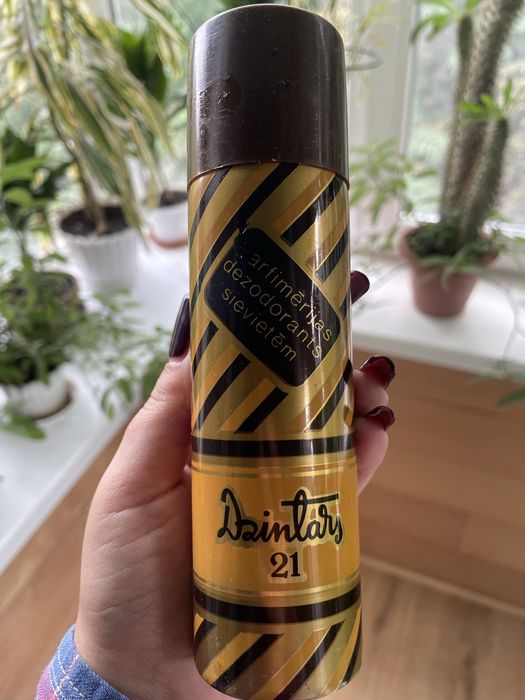 Дезодорант парфумований Dzintars 21 вінтаж 1987 рік
