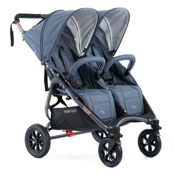 NOWY Wózek spacerowy dla bliźniaków Valco Baby SNAP DUO SPORT DENIM