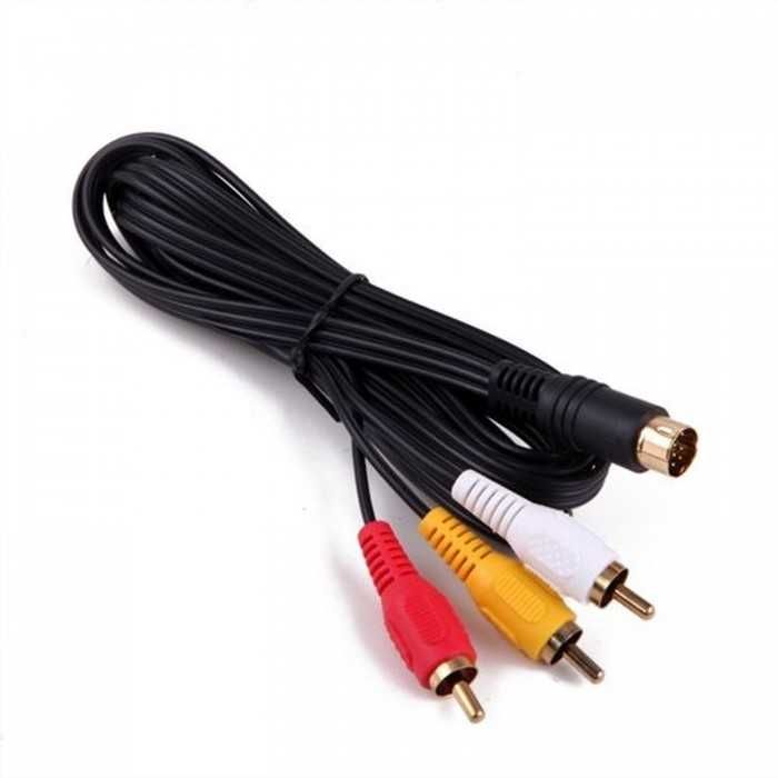Cabo Av Sega Saturn Novo e embalado