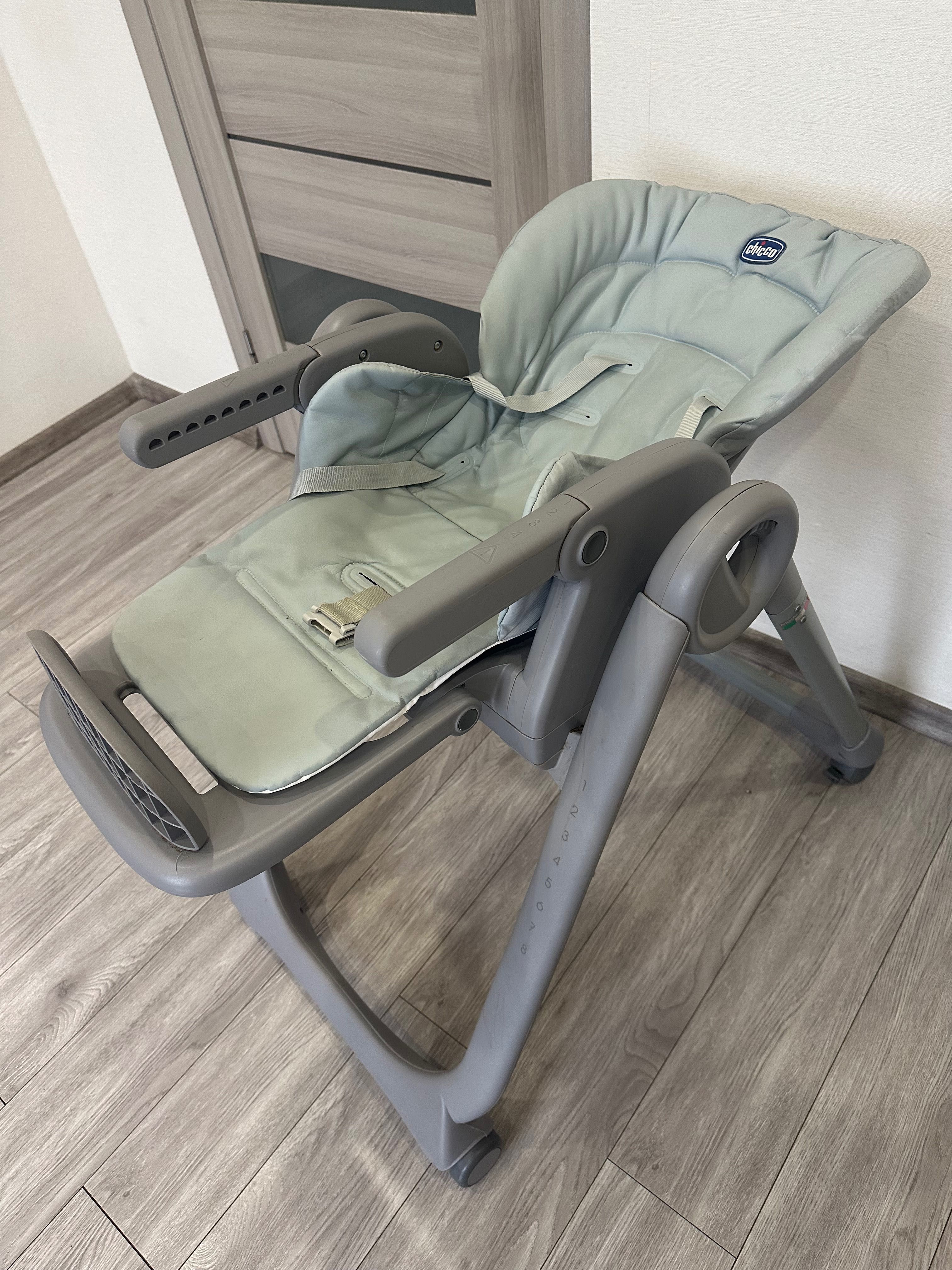 Стульчик для кормления Chicco Polly Magic Relax Gray