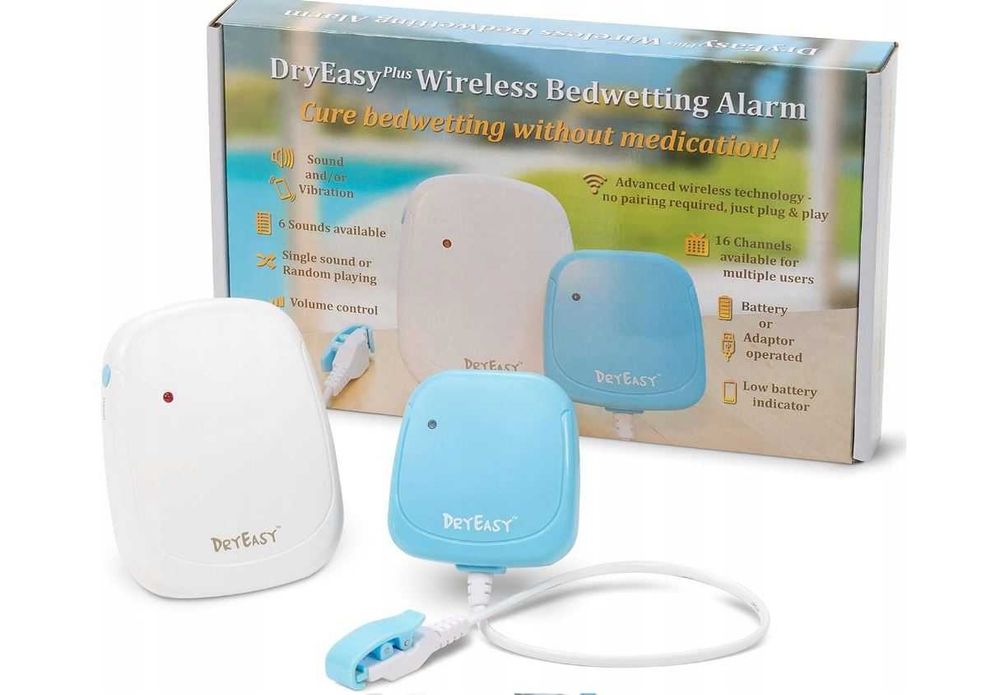 Bezprzewodowy alarm moczenia nocnego DryEasy Plus