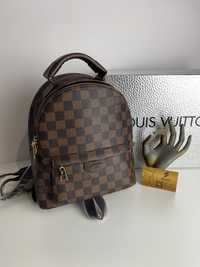 Plecak damski Louis Vuitton Palm Damier Ebene premium LV medium