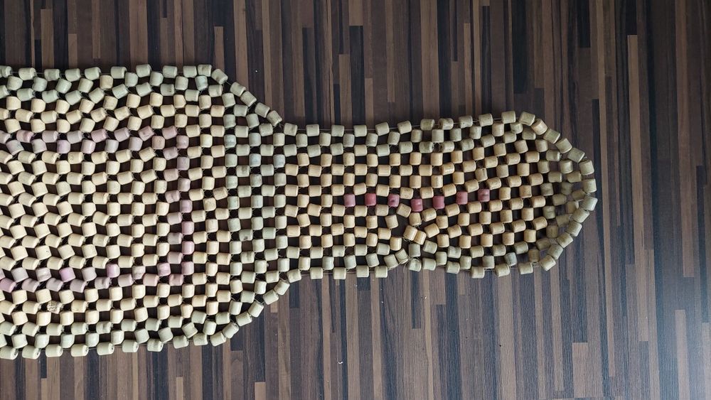 Автомассажер пластикові ролики