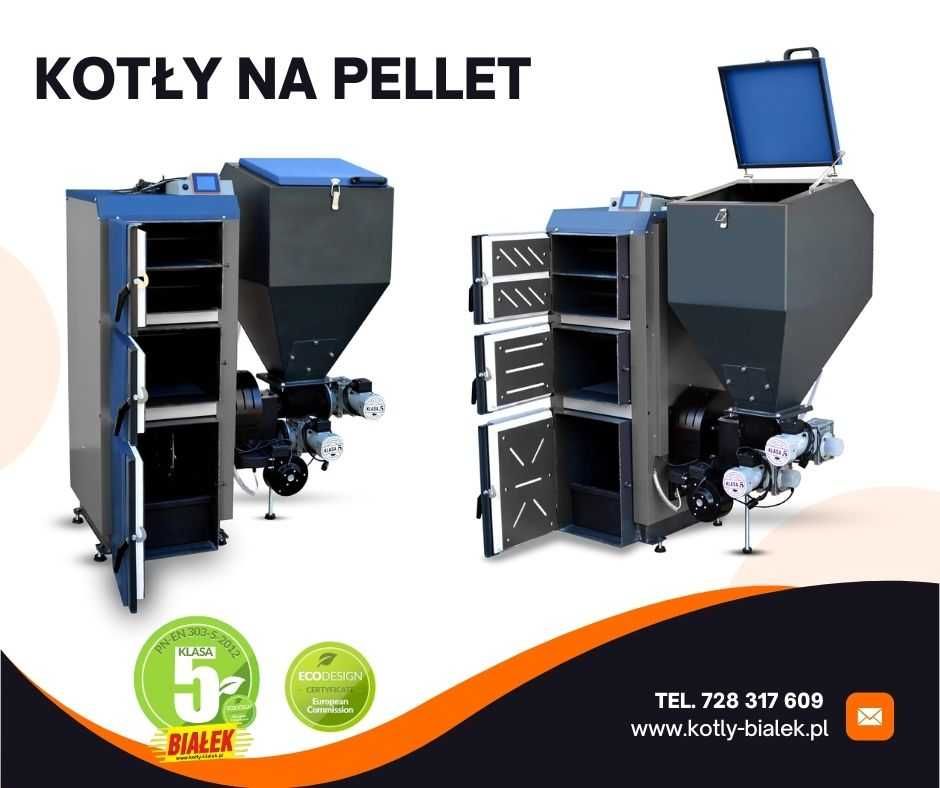 Kocioł Piec z podajnikiem na pellet TECHNIX-PEL 24kW 5klasa A+