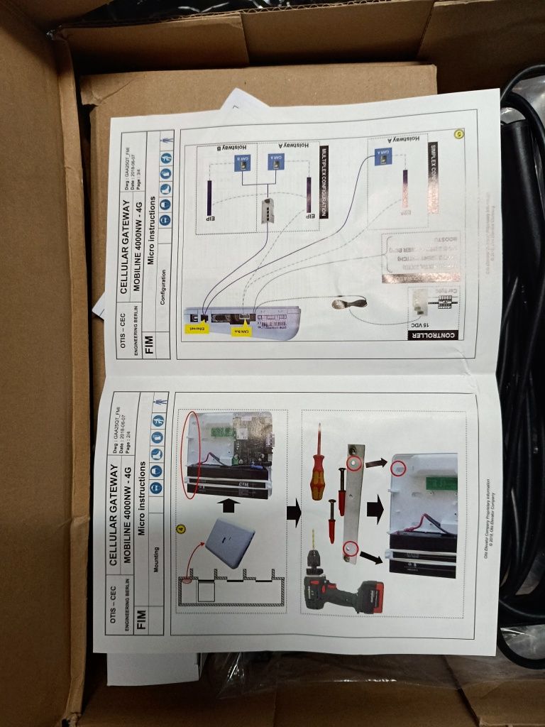 Router wifi OTIS  Mobiline 4G