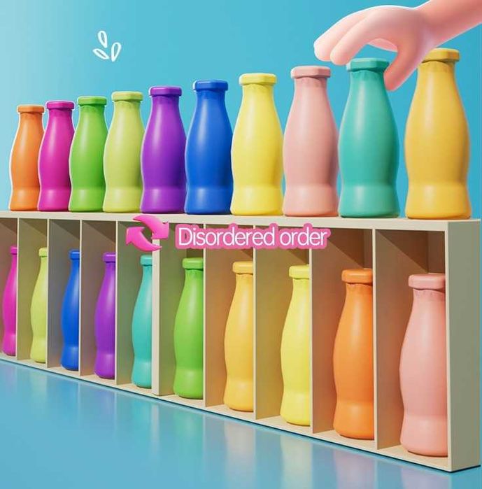 Гра Вгадай колір бутилки Bottle Colors Bottle pairing Bottle collision