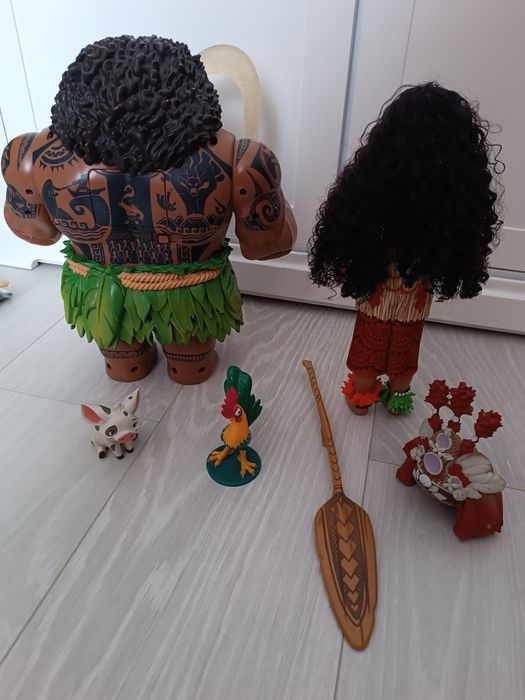 Ляльки Мауї та Моана з аксесуарами