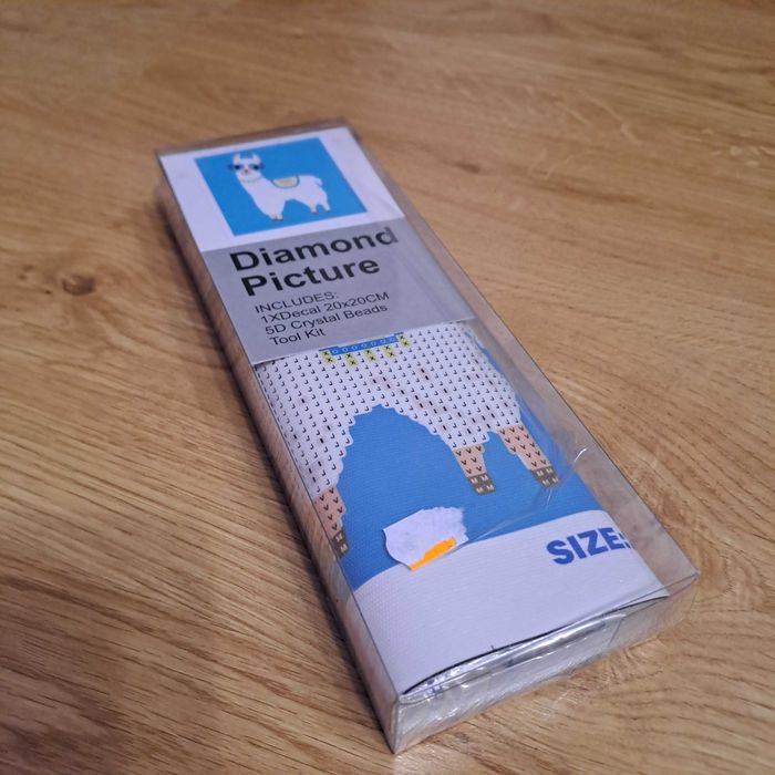 Haft diamentowy Lama zestaw 5D