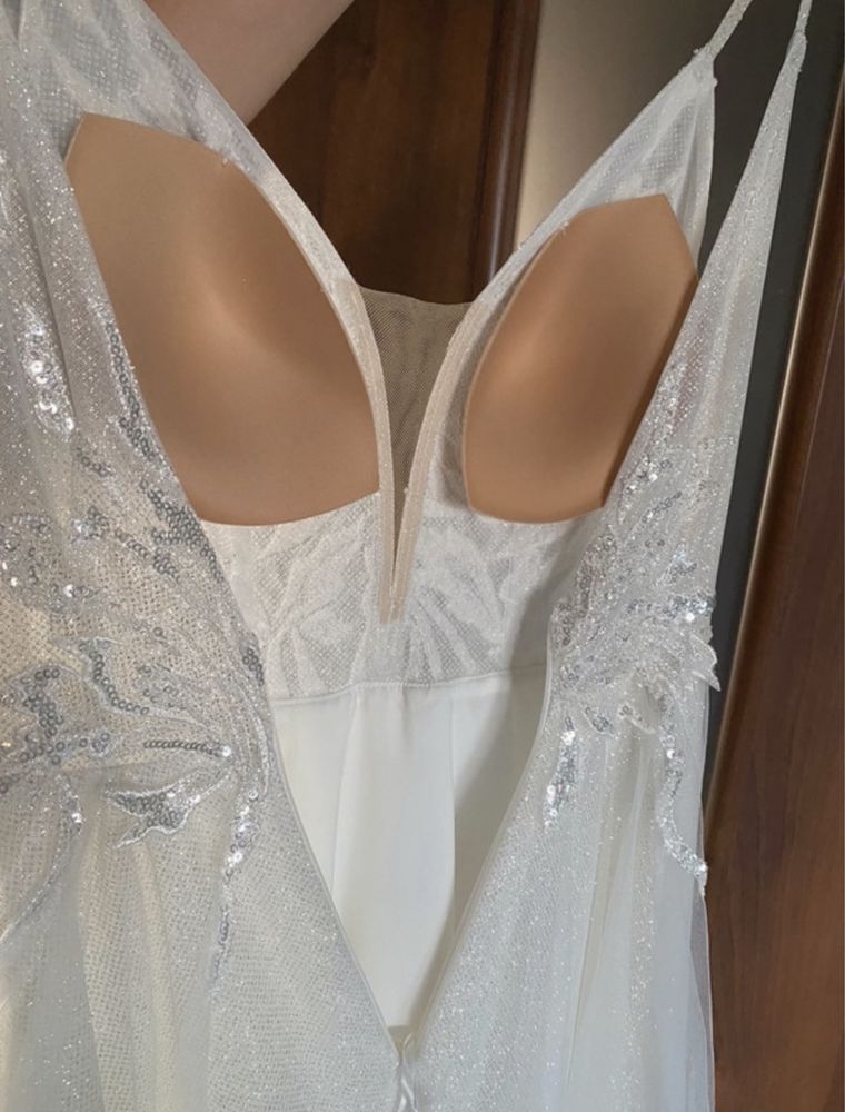 Suknia ślubna Herms Bridal rozmiar 36 S ivory