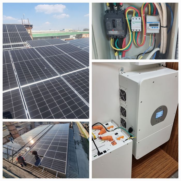 Установка монтаж солнечных панелей Сонячні станціі "під ключ"