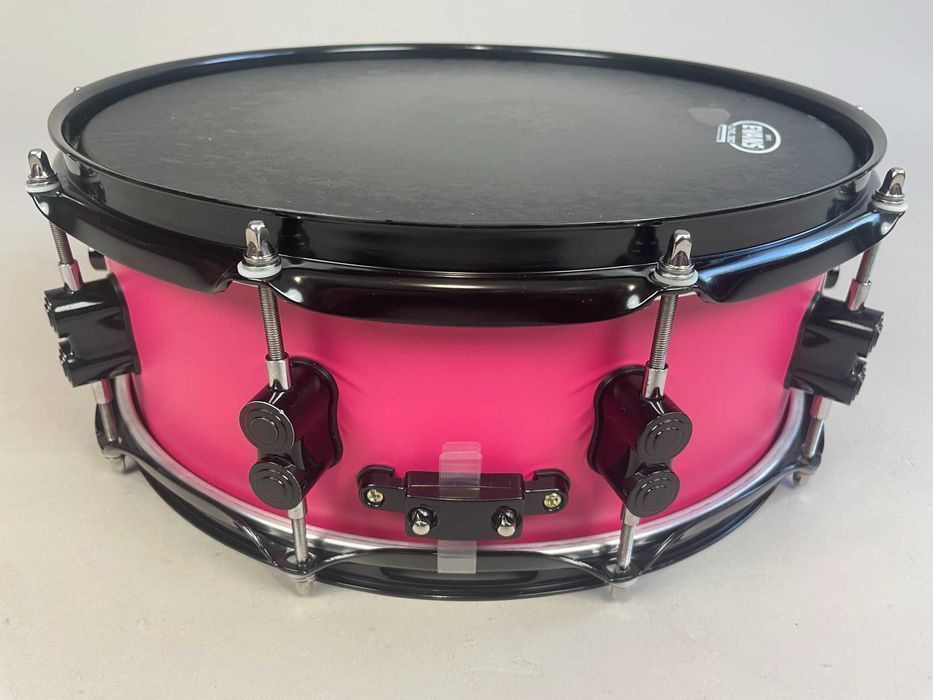Werbel PDP by DW Concept Maple Pearlescent Black 14" x 5.5'' - Pink