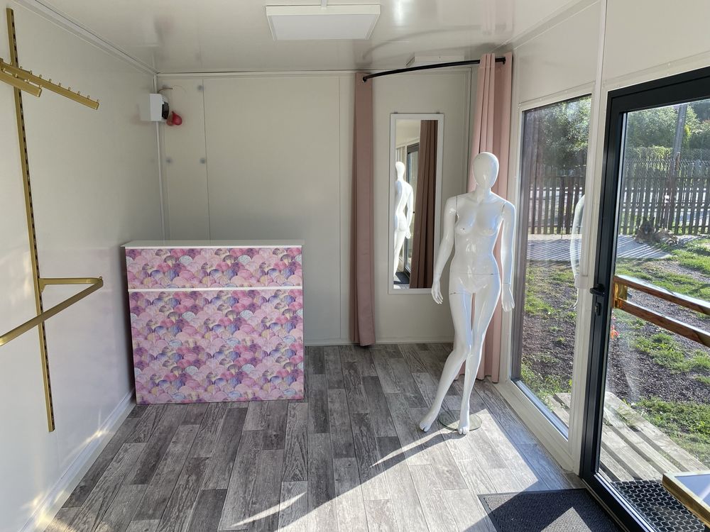 Pawilon handlowy, kiosk, butik, sklep, biuro