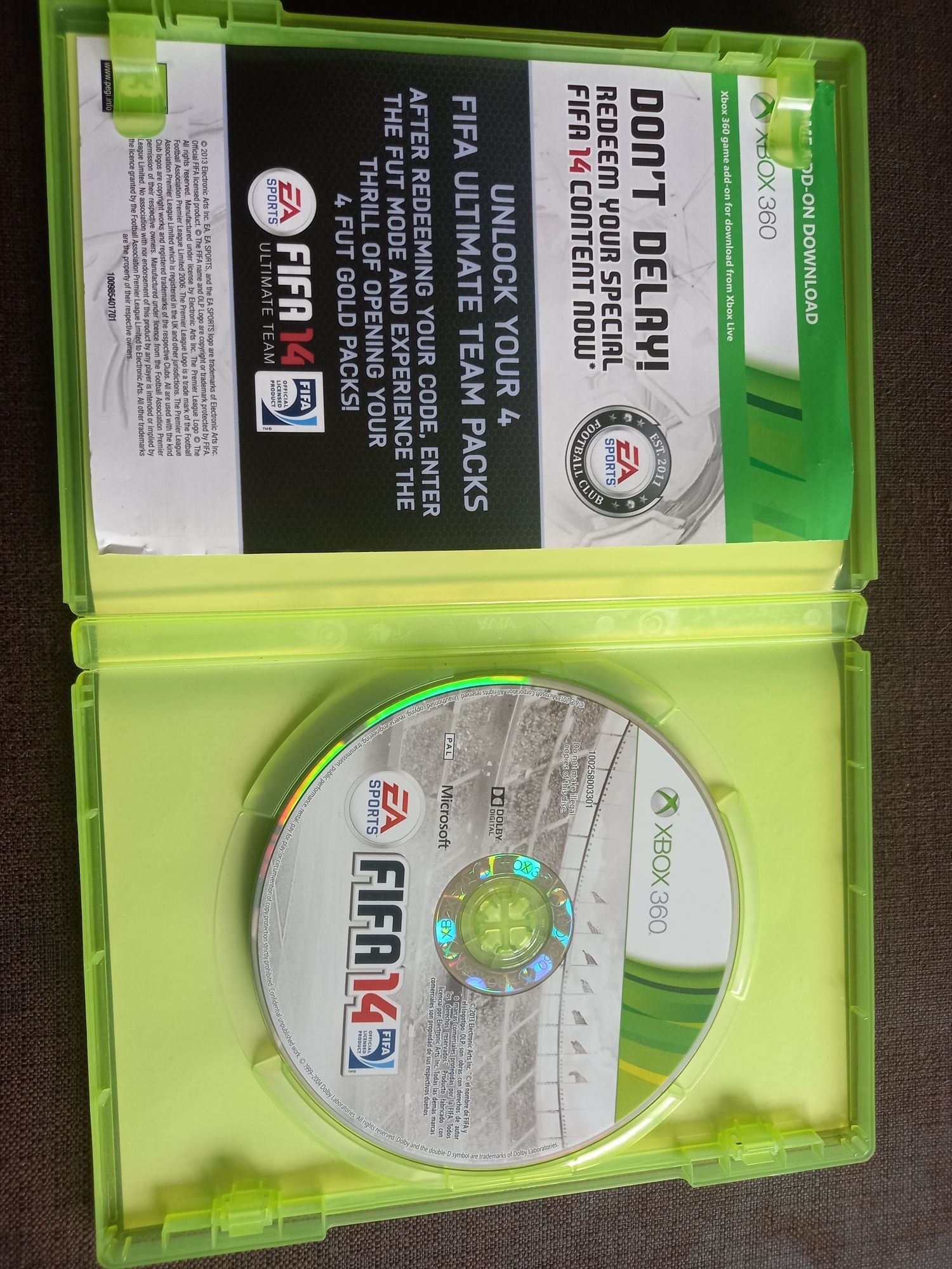 Gra Fifa 14 na konsolę xbox 360