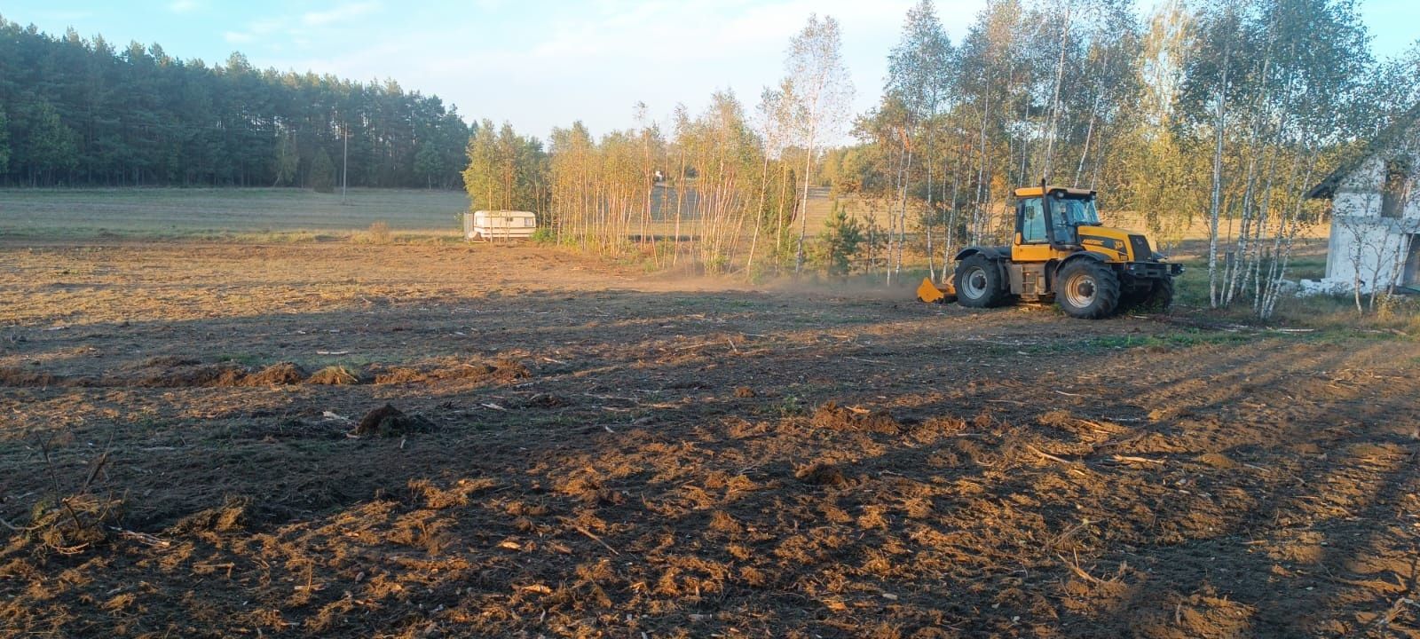 Mulczowanie , karczowanie, mulczer leśny ,  wycinka drzew , usuwanie g