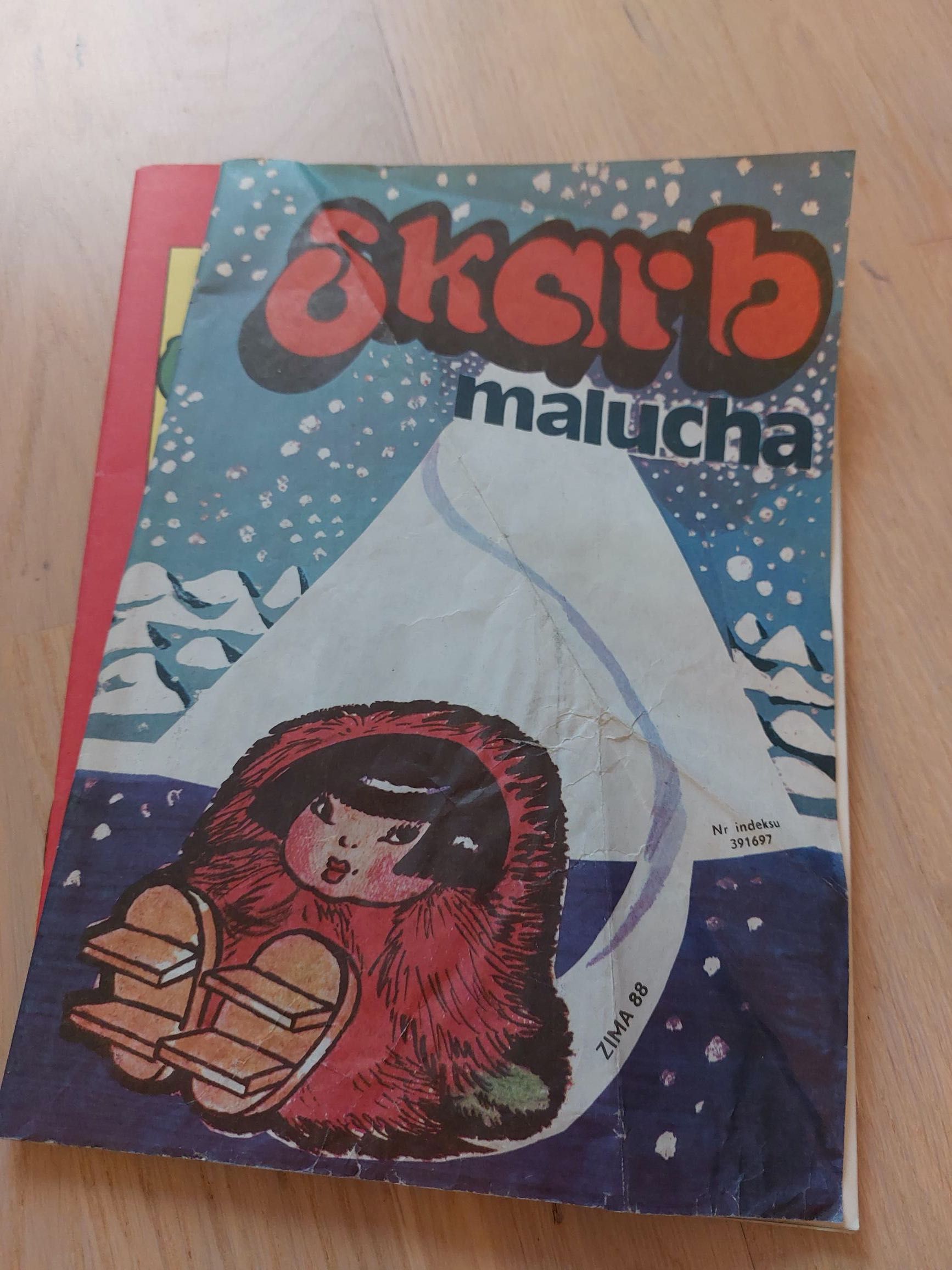 Skarb malucha , 12 gazetek, lata 1986 do 1989