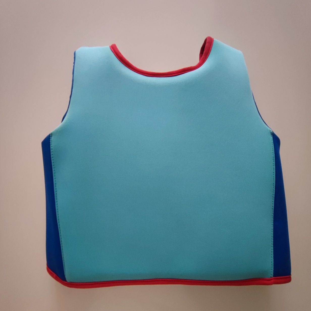 Colete de Natação espuma azul-vermelho