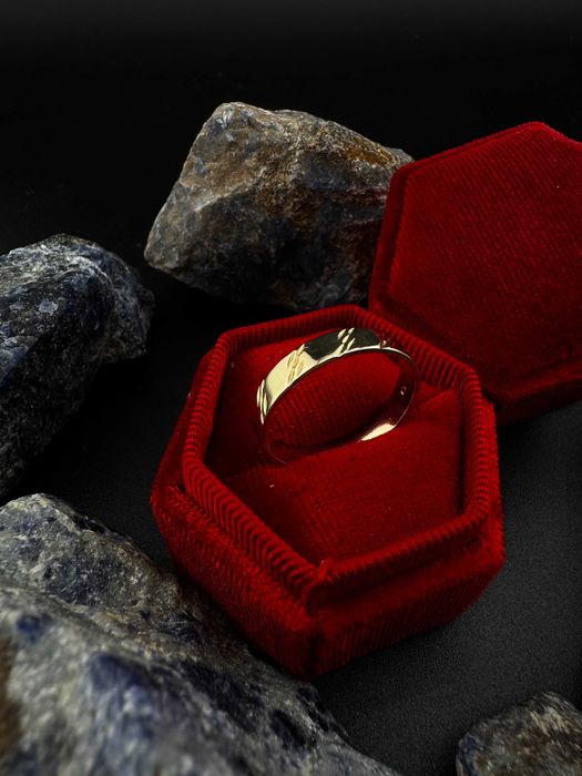 Złota Obrączka Frez | JAK NOWA | 585 | 3.36G