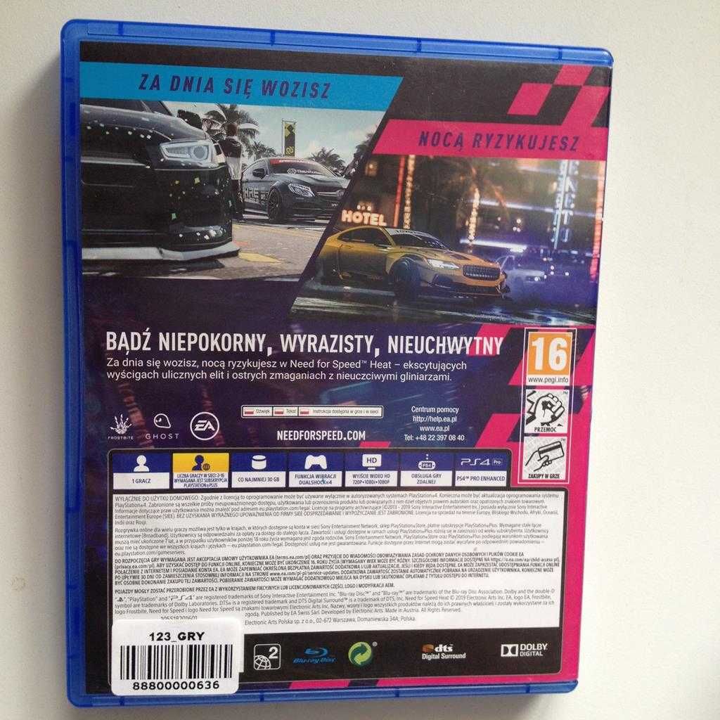 NFS Need for speed Heat PlayStation 4 PS4 PL Sklep W-wa Ursynów
