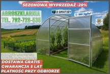 Szklarnia Ogrodowa 3x4m,3х6 poliwęglan 4/6 mm Sprzedam Gratisy Zamość