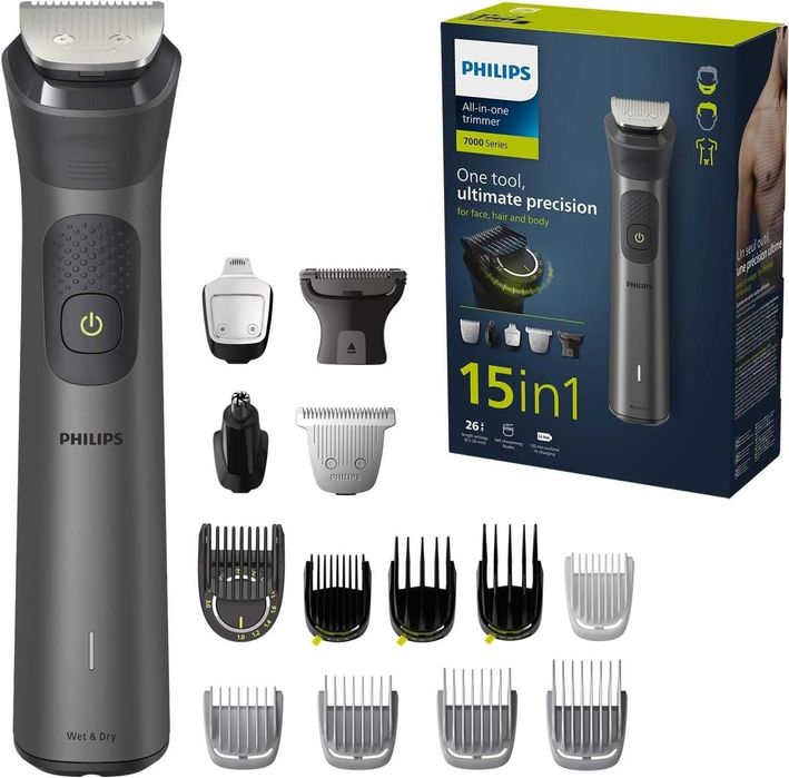 Nowy Trymer Wielofunkcyjny 15 w 1 Philips Multigroom MG7950/15