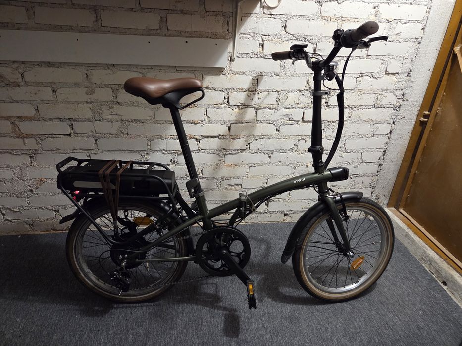 Rower elektryczny składany Btwin E Fold 500