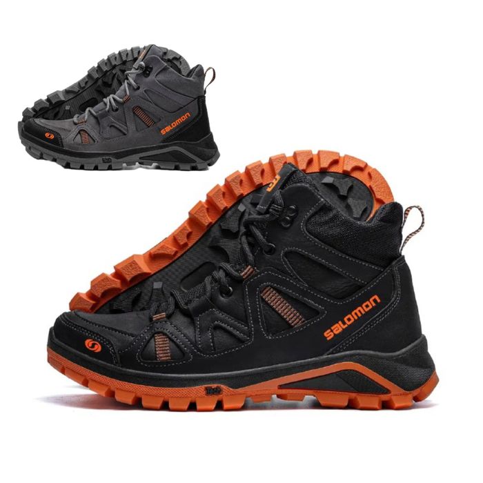 Зимові кросівки чоловічі шкіряні на хутрі Salomon SP Cross 40-45р