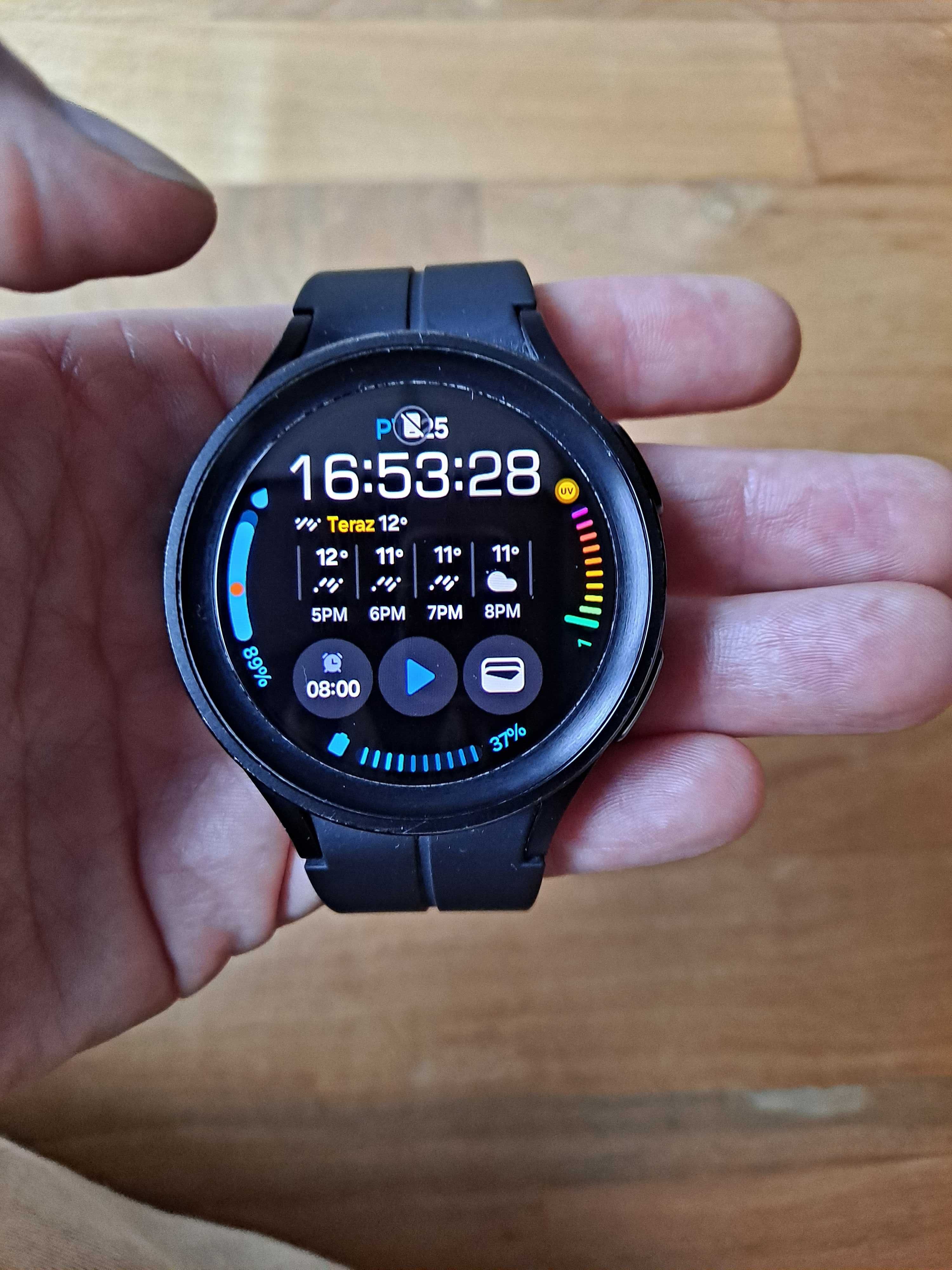Smartwatch Samsung Galaxy Watch 5 PRO używany bardzo dobry stan sprawn