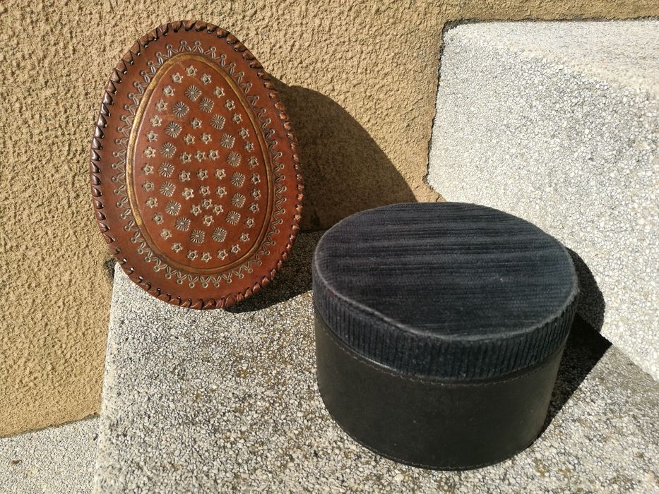 2 Guarda jóias em pele vendo ou troco