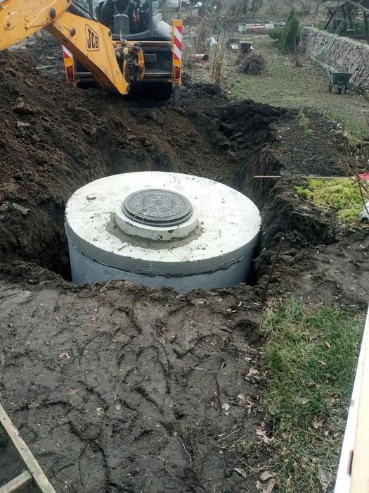 Каналізація під ключ, яма, септик, бетонні кільця | Канализация, КС