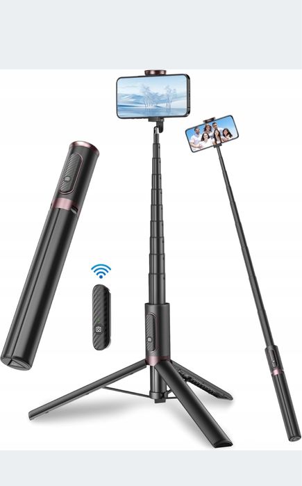Selfie stick TONEOF AB202 max czarny, pilot, 152CM
