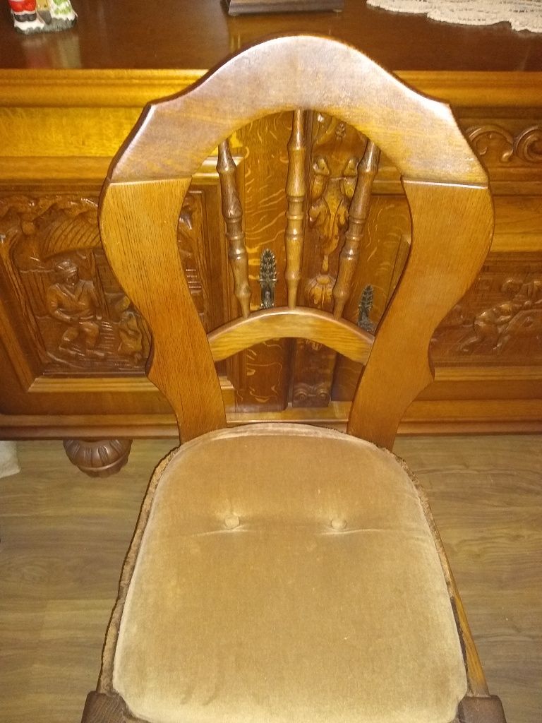 Krzesła dębowe 4szt