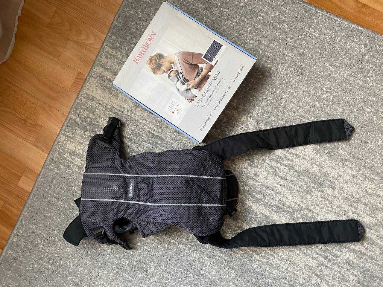 Рюкзак-кенгуру Babybjorn BABY CARRIER MINI 3D Mesh Antracite