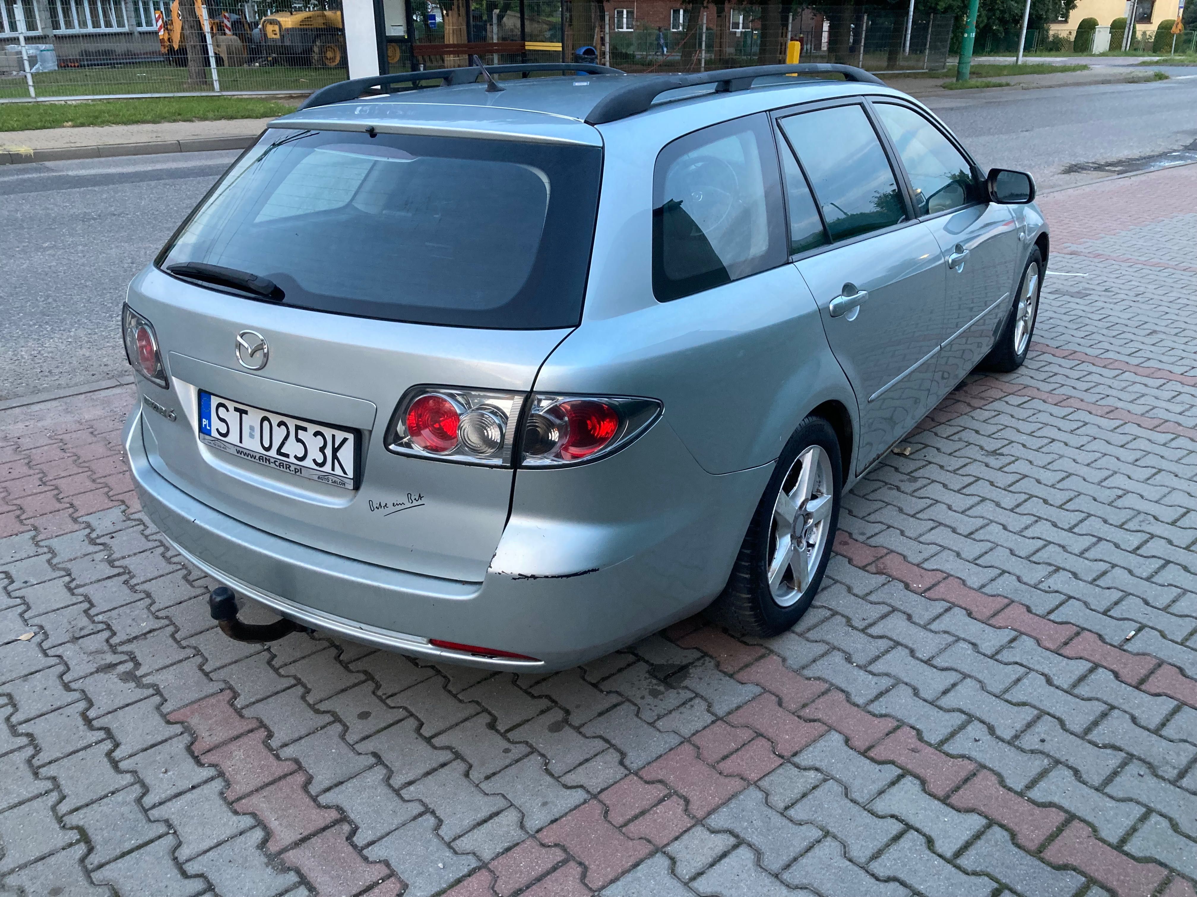 Mazda 6 kombi 2.0benzyna 147KM,bogata wersja: xenon, klima, 6 biegów.