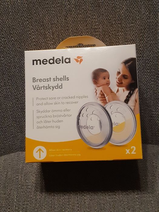 Osłonki na piersi, muszle Medela nowe