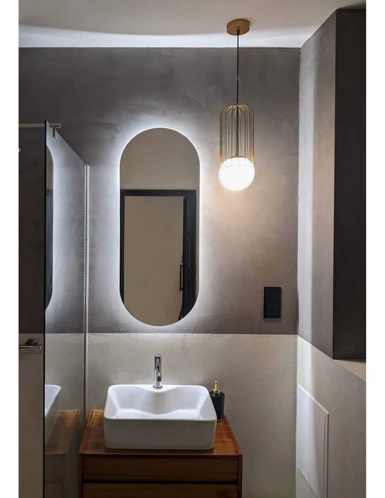 lustro do łazienki z oświetleniem LED Niko 60x120 cm ALFARAM