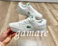 Skórzane sneakersy Lacoste białe męskie modne buty sportowe 40-46