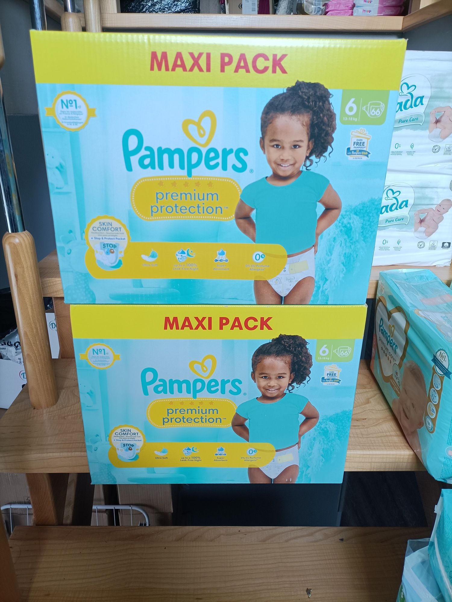 Pampers Premium Protection 2 kartony