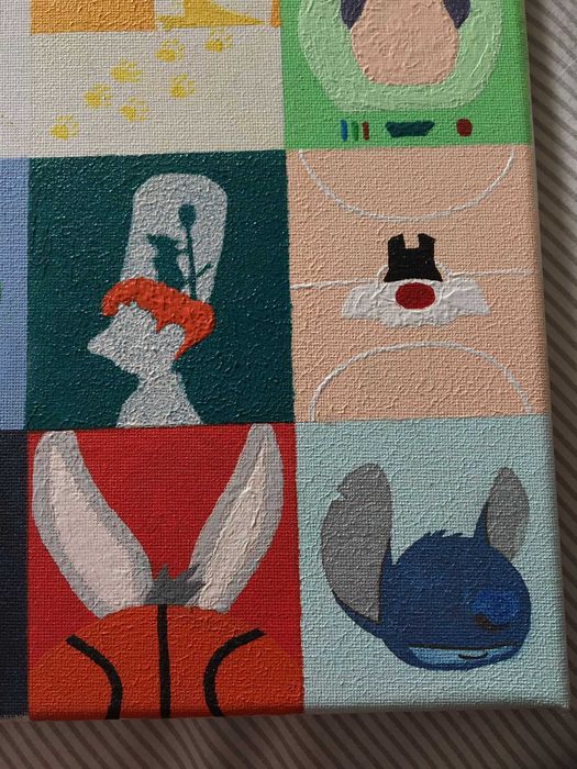 Quadro minimalista Disney
